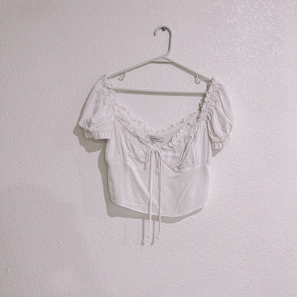 Beautiful boutique white blouse
